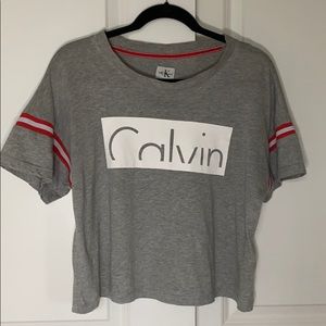 Calvin Klein crop tee